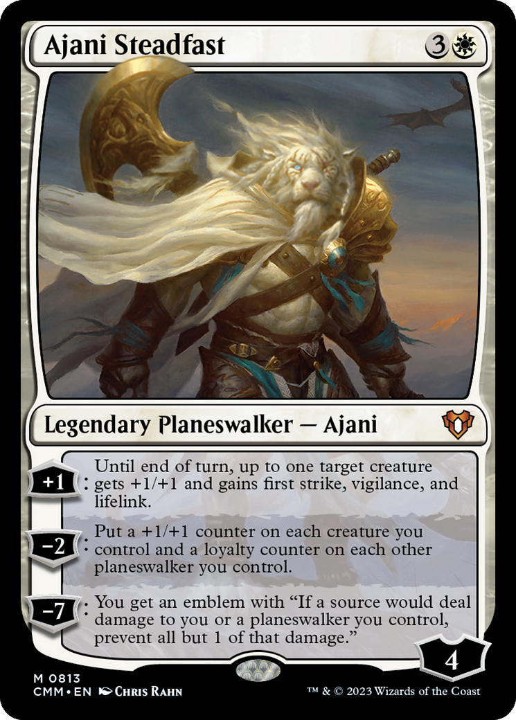 Ajani Steadfast (CMM-813)  - Commander Masters