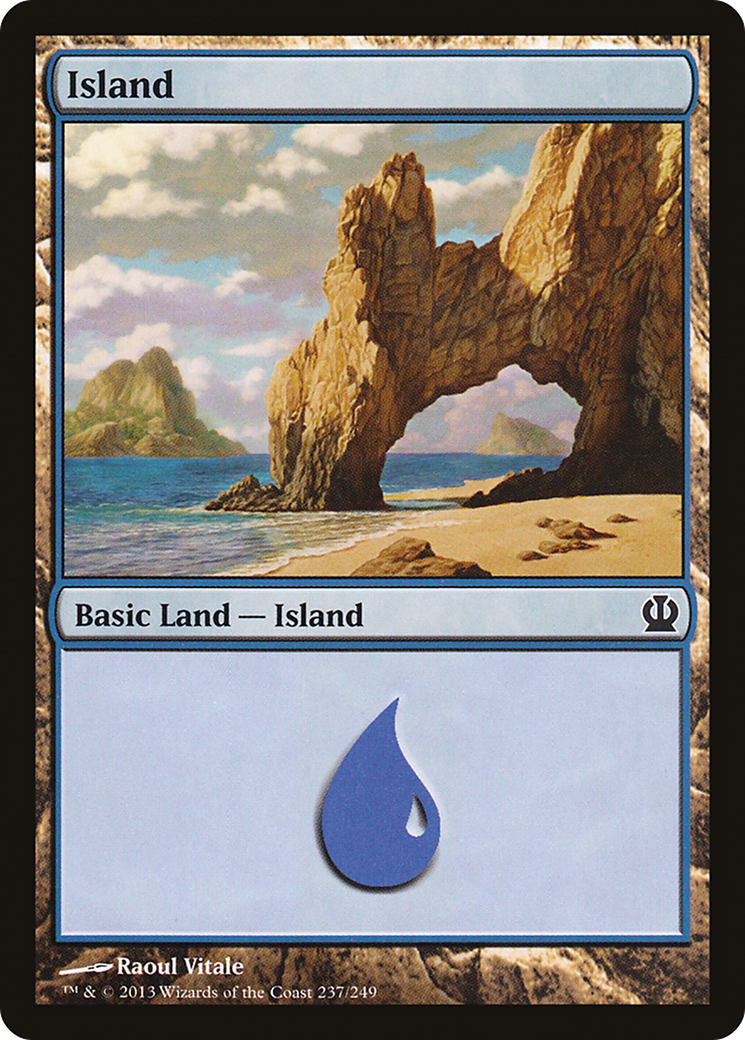 Island (237) (THS-237)  - Theros
