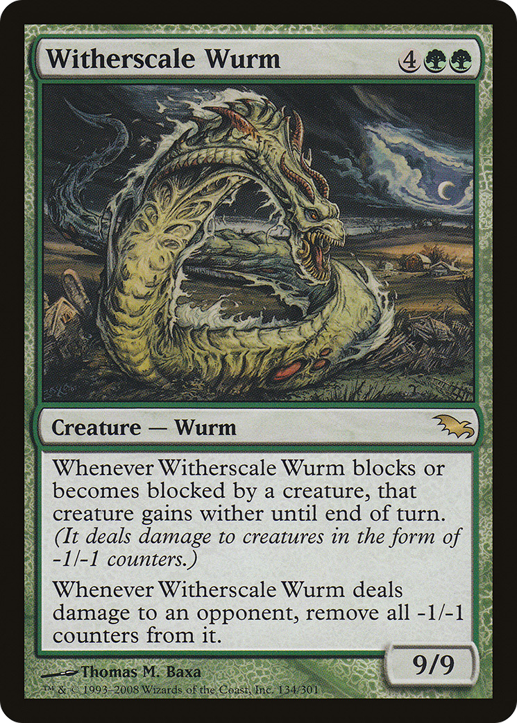 Witherscale Wurm (SHM-134)  - Shadowmoor