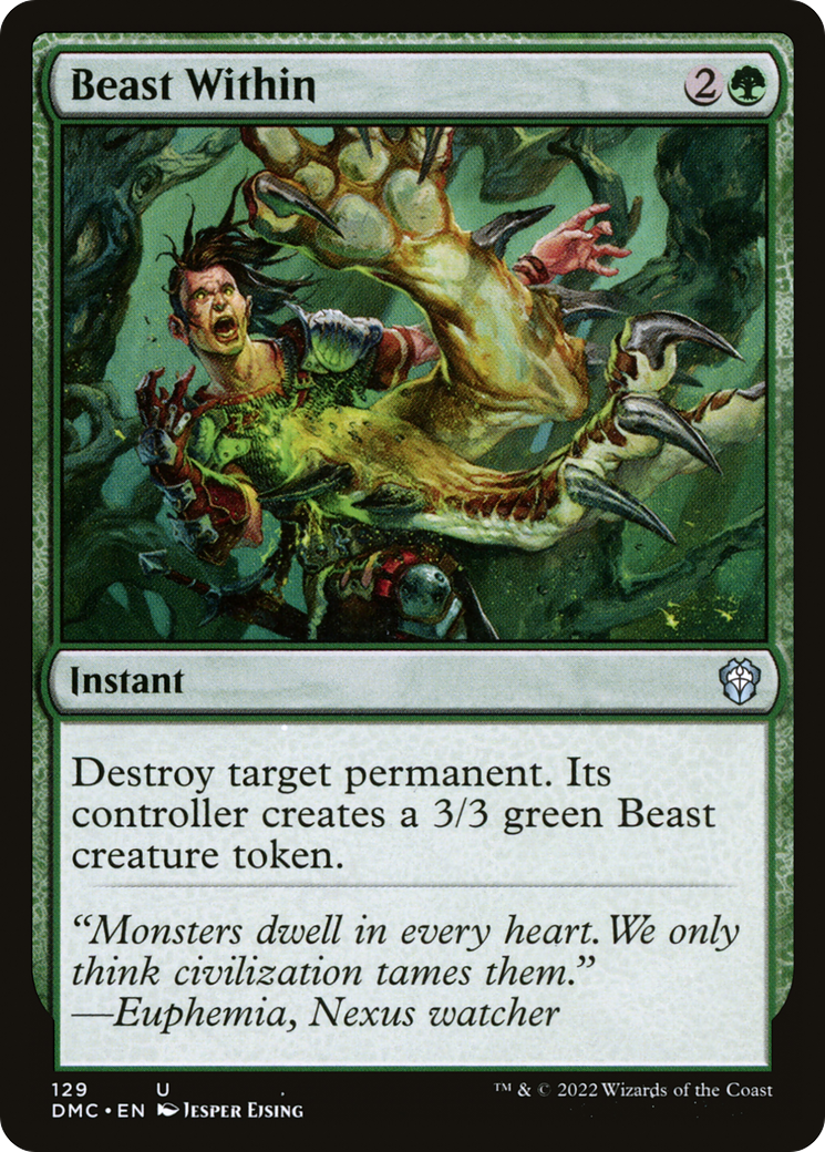 Beast Within (DMC-129)  - Dominaria United Commander