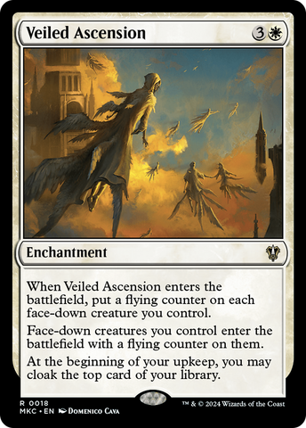Veiled Ascension (MKC-018)  - Murders at Karlov Manor Commander