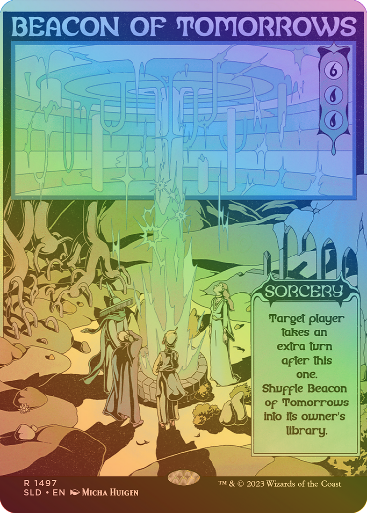 Beacon of Tomorrows (Rainbow Foil) (SLD-1497)  Foil - Secret Lair Drop (Borderless)