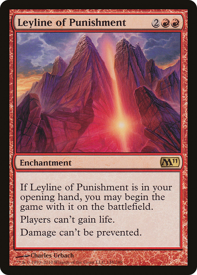 Leyline of Punishment (M11-148)  Foil - Magic 2011
