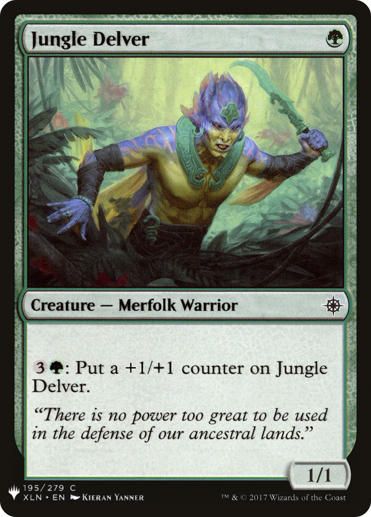 Jungle Delver (LIST-XLN-195)  - The List
