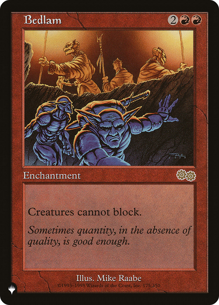 Bedlam (LIST-175/350)  - The List