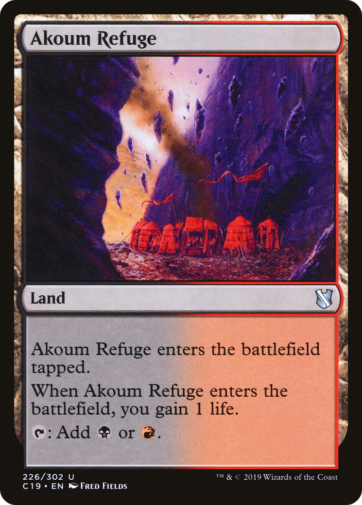 Akoum Refuge (C19-226)  - Commander 2019