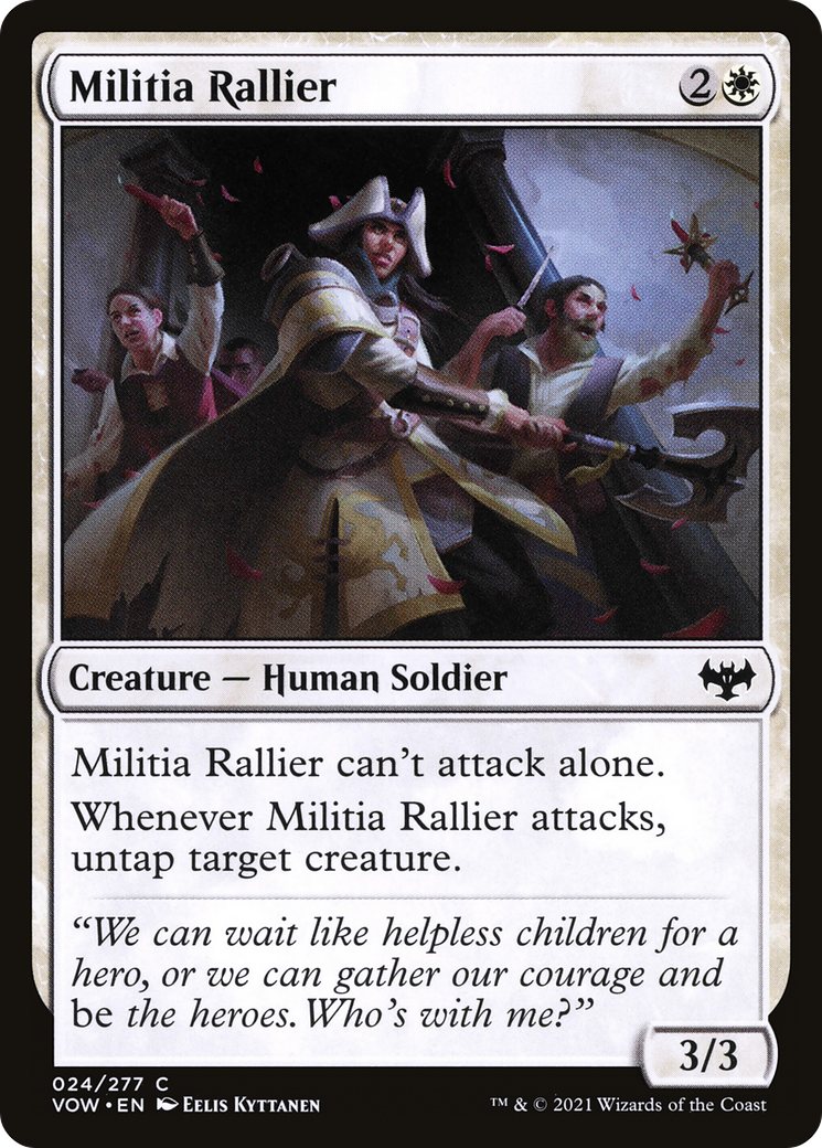 Militia Rallier (VOW-024)  - Innistrad: Crimson Vow