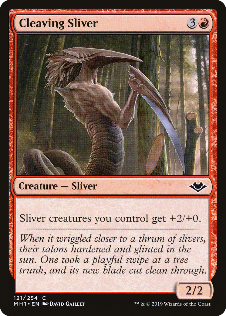 Cleaving Sliver (MH1-121)  - Modern Horizons