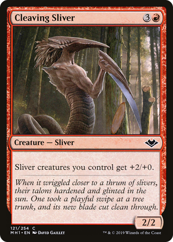 Cleaving Sliver (MH1-121)  - Modern Horizons