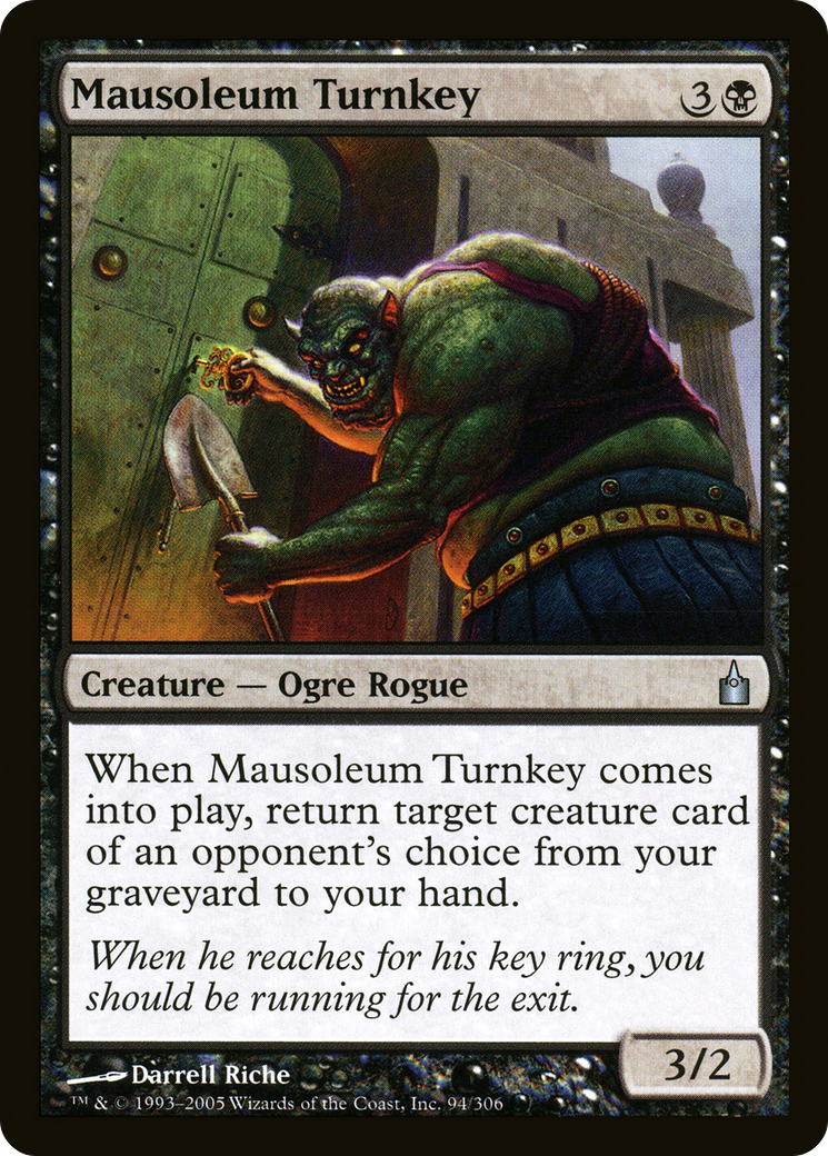 Mausoleum Turnkey (RAV-094)  - Ravnica: City of Guilds