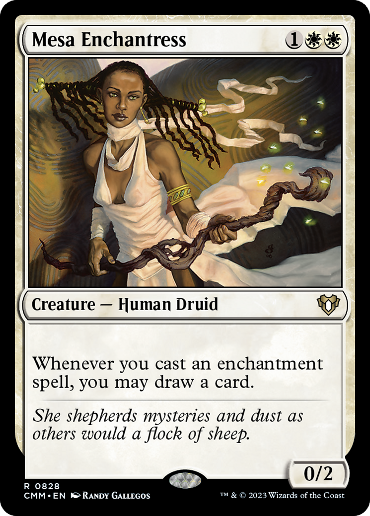 Mesa Enchantress (CMM-828)  - Commander Masters