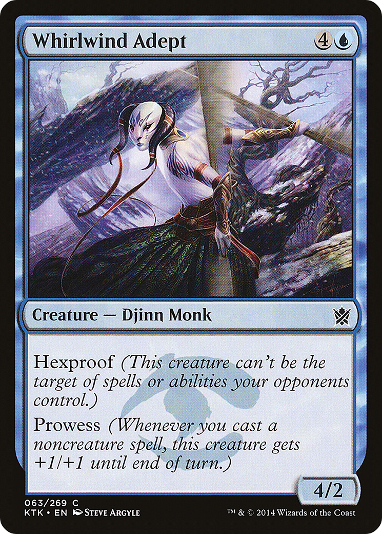 Whirlwind Adept (KTK-063)  - Khans of Tarkir