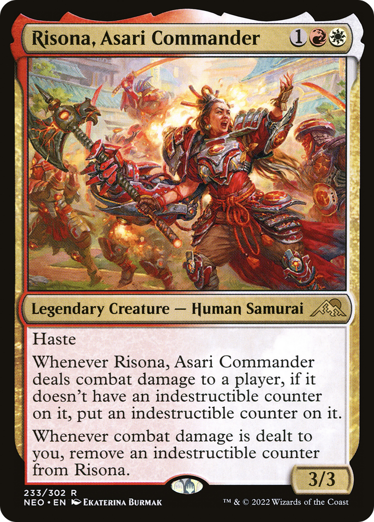 Risona, Asari Commander (NEO-233)  - Kamigawa: Neon Dynasty