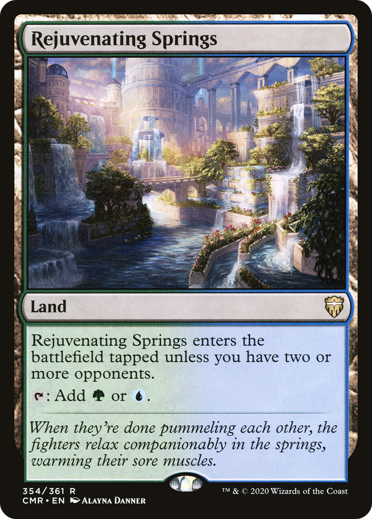 Rejuvenating Springs (CMR-354)  - Commander Legends
