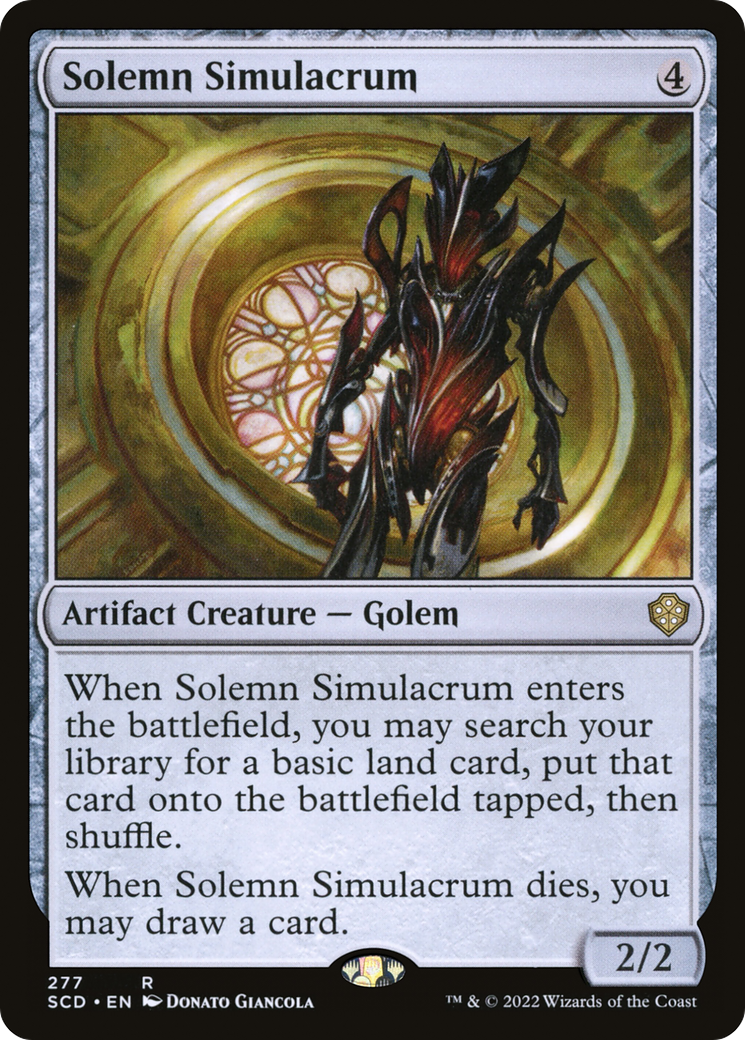 Solemn Simulacrum (SCD-277)  - Starter Commander Decks