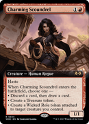 Charming Scoundrel (Extended Art) (WOE-345)  Foil - Wilds of Eldraine: (Extended Art)