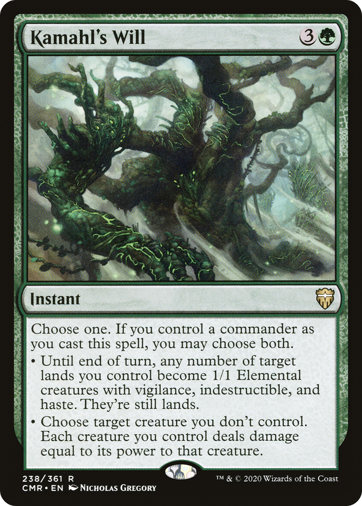 Kamahl's Will (CMR-238)  - Commander Legends