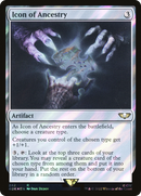 Icon of Ancestry (Surge Foil) (40K-242)  Foil - Warhammer 40,000 Commander