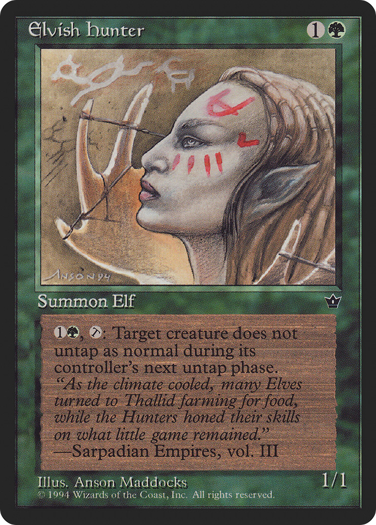 Elvish Hunter (Maddocks) (FEM-)  - Fallen Empires