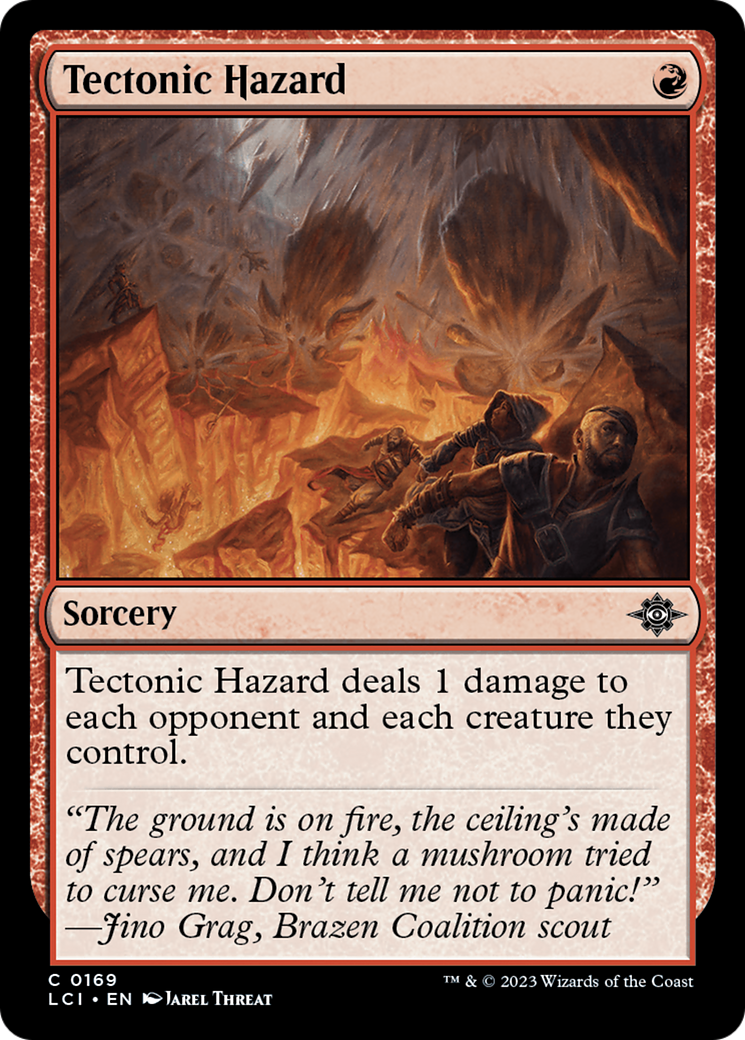 Tectonic Hazard (LCI-169)  - The Lost Caverns of Ixalan