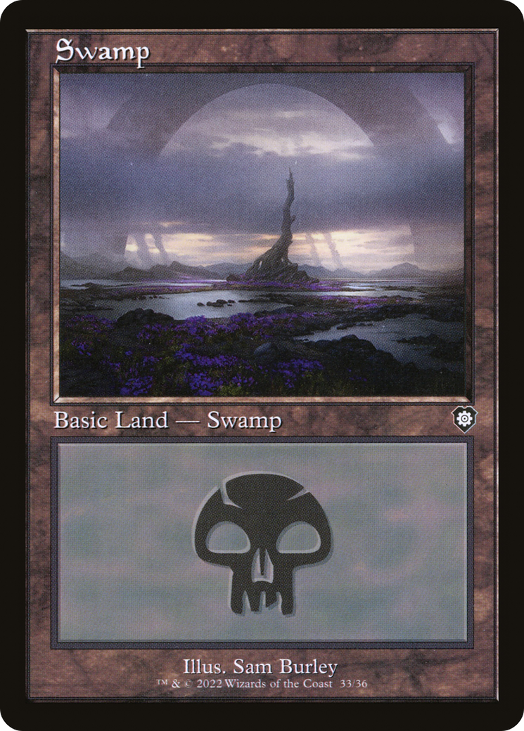 Swamp (33) (Retro Frame) (BRC-033)  - The Brothers' War Commander