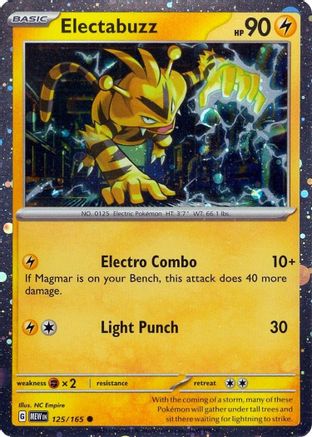 Electabuzz 125/165  - Holofoil Miscellaneous Cards & Products - Promo