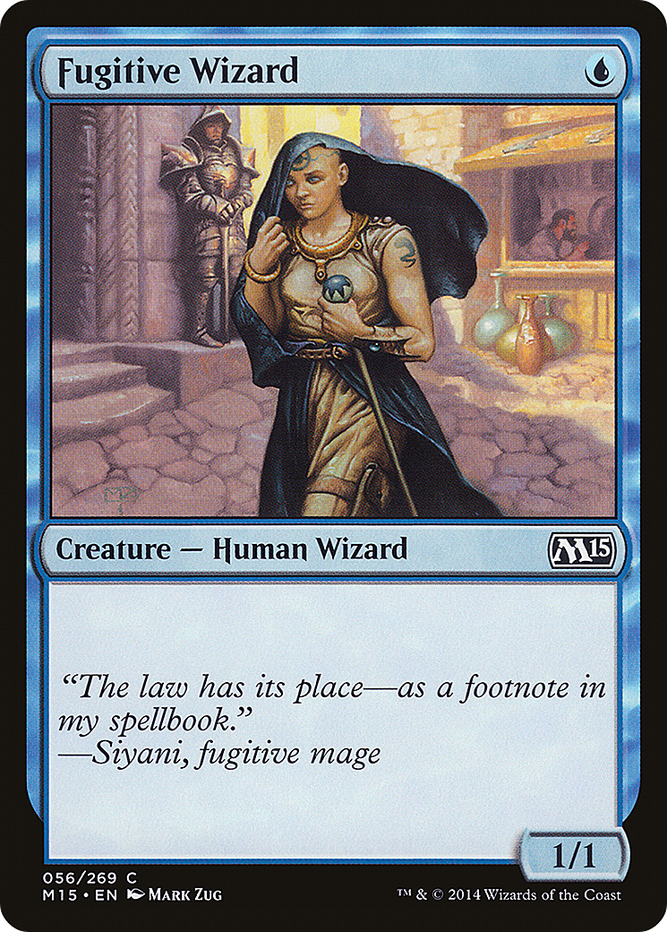 Fugitive Wizard (M15-056)  Foil - Magic 2015