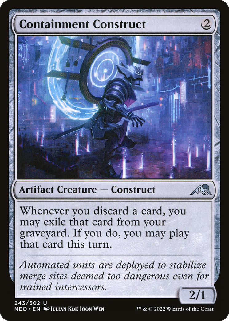 Containment Construct (NEO-243)  Foil - Kamigawa: Neon Dynasty