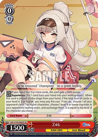 Z46 (SR) (AZL/S102-E089S SR) - Azur Lane