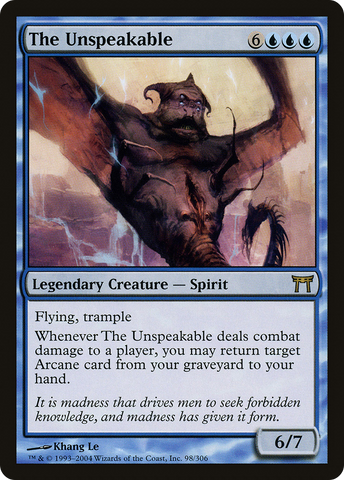The Unspeakable (CHK-098)  Foil - Champions of Kamigawa