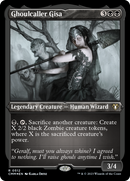 Ghoulcaller Gisa (CMM-512)  Etched Foil - Commander Masters