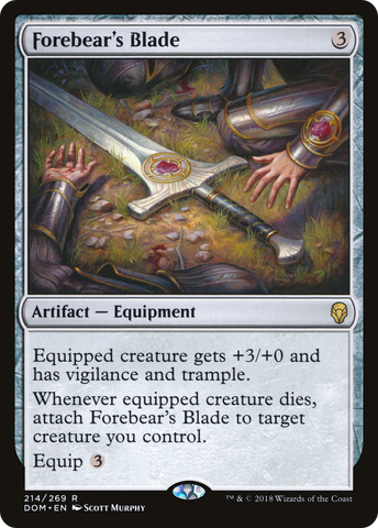 Forebear's Blade (DOM-214)  - Dominaria