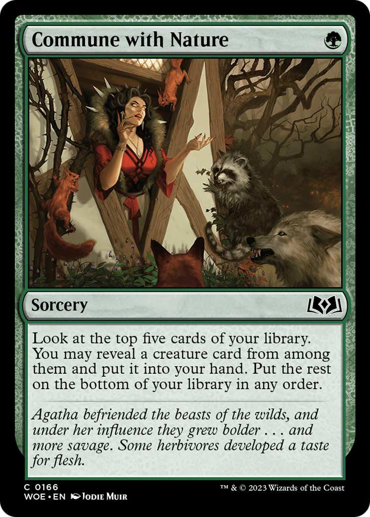 Commune with Nature (WOE-166)  - Wilds of Eldraine