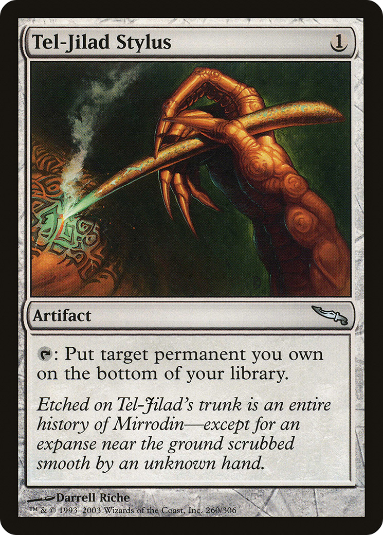Tel-Jilad Stylus (MRD-260)  Foil - Mirrodin