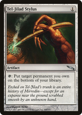 Tel-Jilad Stylus (MRD-260)  Foil - Mirrodin