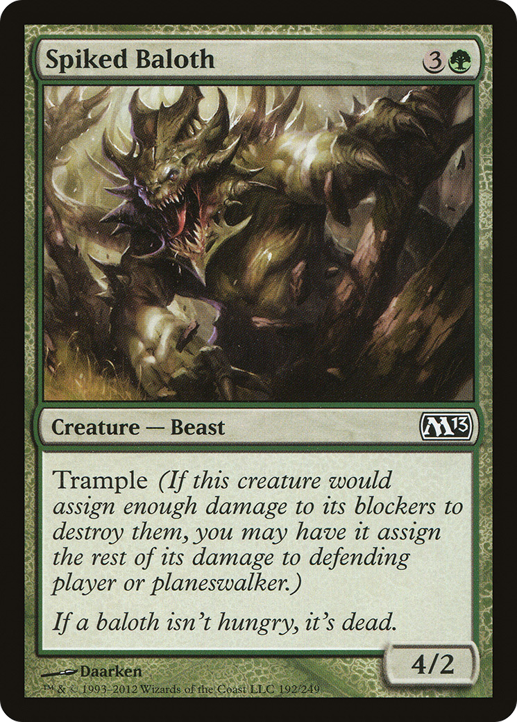Spiked Baloth (M13-192)  Foil - Magic 2013