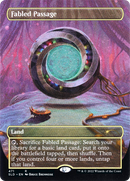 Fabled Passage (Borderless) (Galaxy Foil) (SLD-471)  Foil - Secret Lair Drop