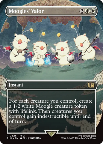 Moogles' Valor (Borderless) (FIN-326)  - FINAL FANTASY