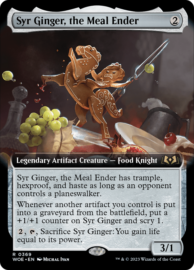Syr Ginger, the Meal Ender (Extended Art) (WOE-369)  Foil - Wilds of Eldraine: (Extended Art)