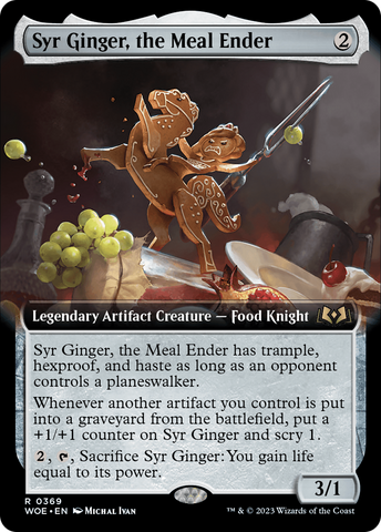 Syr Ginger, the Meal Ender (Extended Art) (WOE-369)  Foil - Wilds of Eldraine: (Extended Art)
