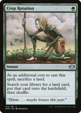 Crop Rotation (DMR-154)  Foil - Dominaria Remastered