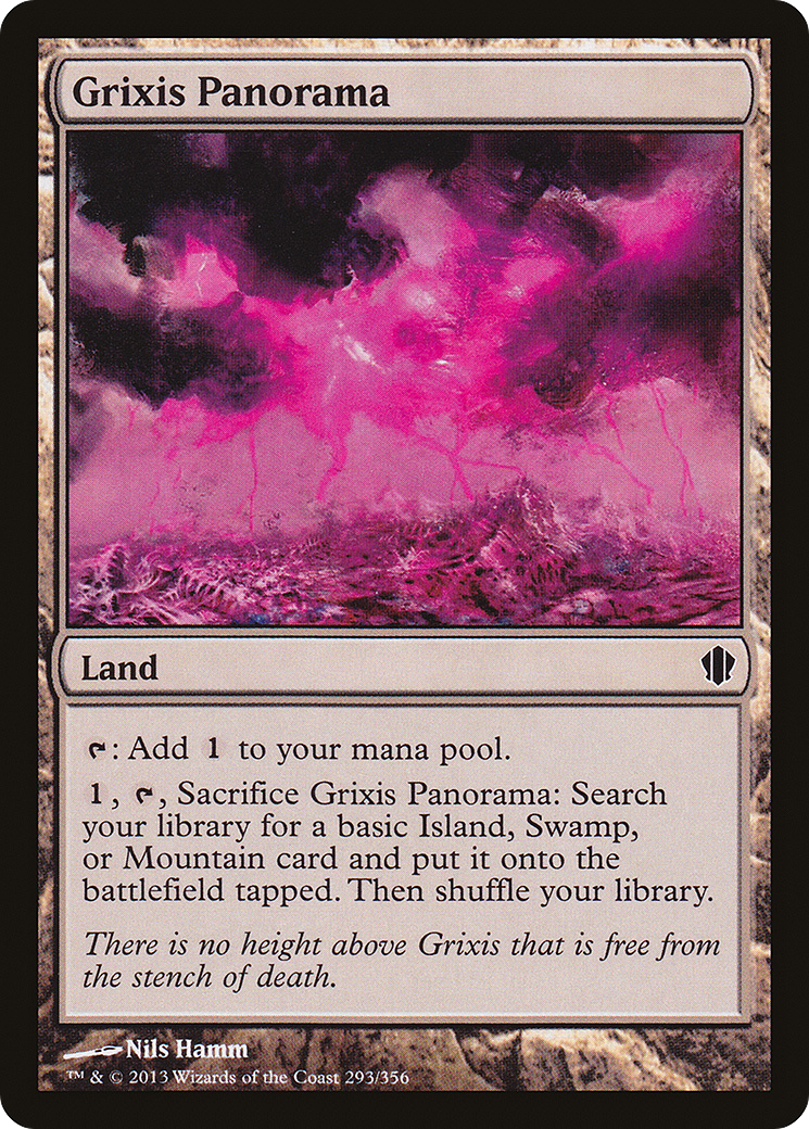 Grixis Panorama (C13-293)  - Commander 2013