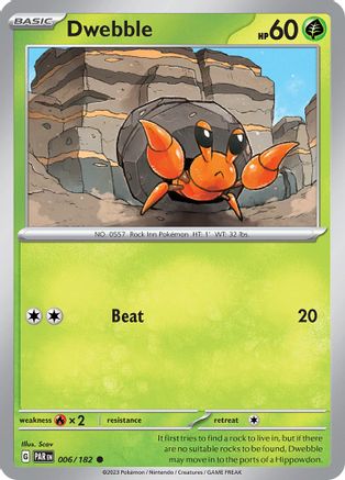 Dwebble 006/182  SV04 Paradox Rift