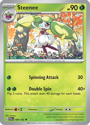 Steenee 009/182 - Reverse Holofoil SV04 Paradox Rift