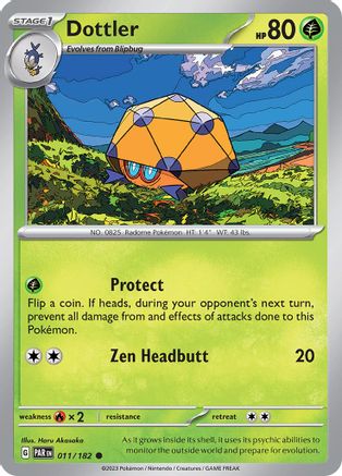 Dottler 011/182 - Reverse Holofoil SV04 Paradox Rift