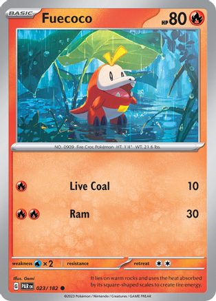 Fuecoco 023/182 - Reverse Holofoil SV04 Paradox Rift
