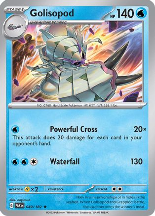 Golisopod 049 - Reverse Holofoil SV04 Paradox Rift