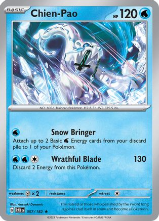 Chien-Pao 057 - Reverse Holofoil SV04 Paradox Rift