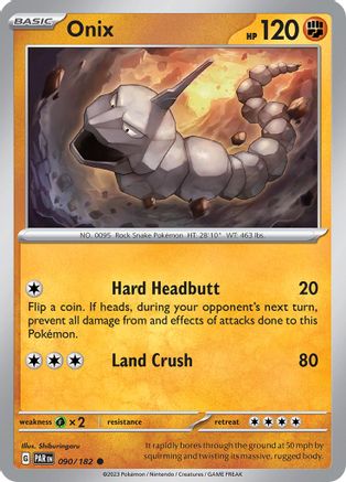 Onix 090 - Reverse Holofoil SV04 Paradox Rift