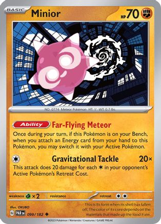 Minior 099/182 - Reverse Holofoil SV04 Paradox Rift